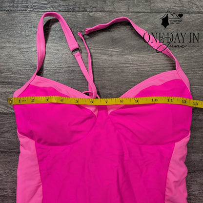 Aleumdr Colorblock One Piece Swimsuit Size M