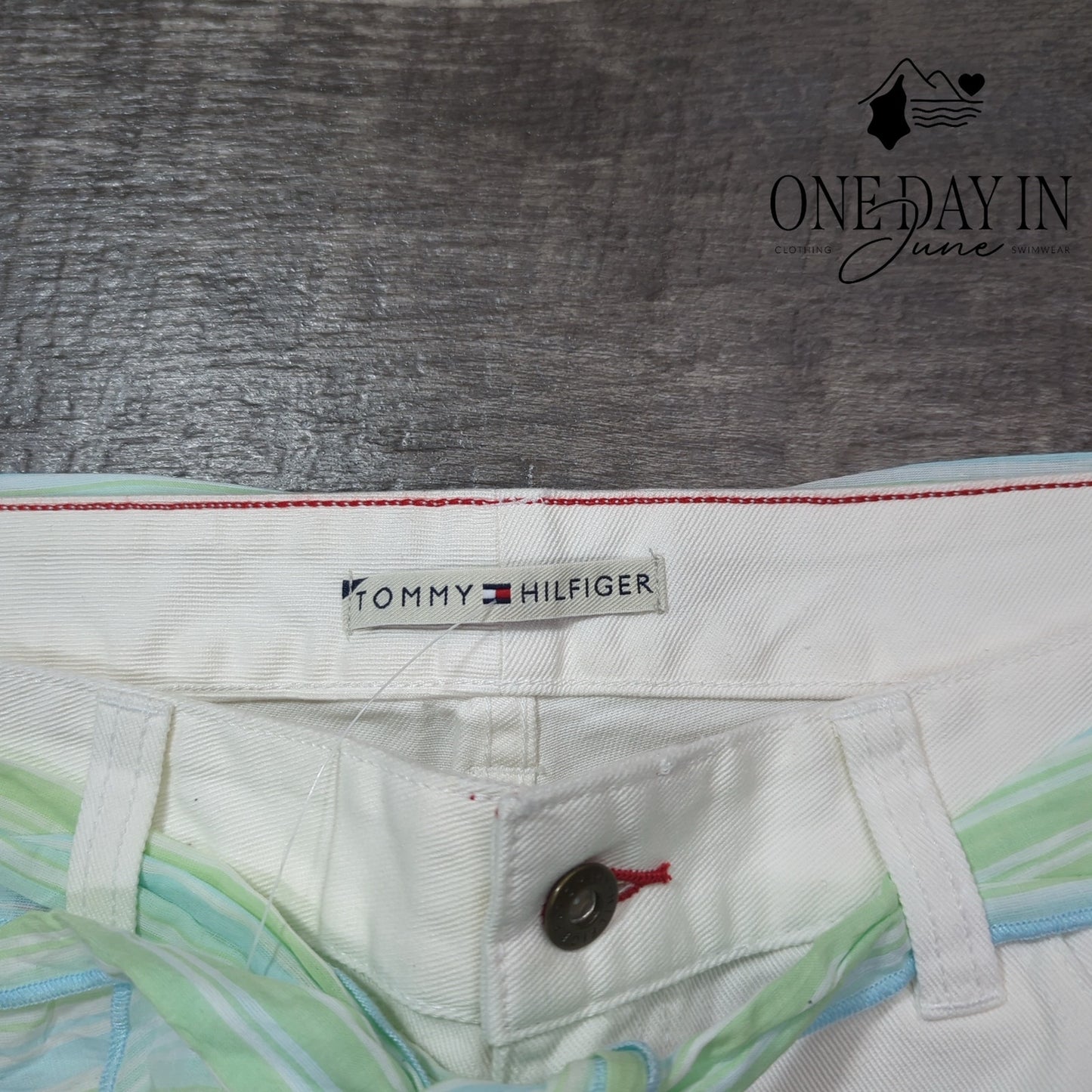 Tommy Hilfiger Embroidered Crop Jeans Size 14