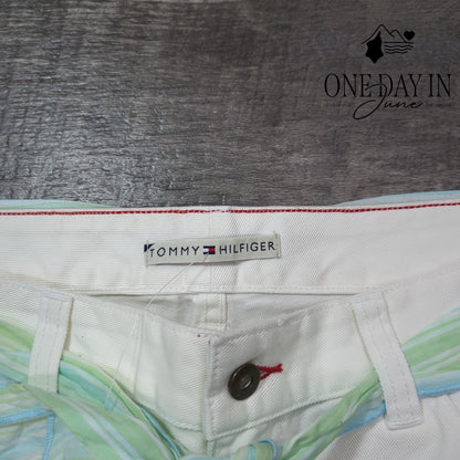 Tommy Hilfiger Embroidered Crop Jeans Size 14