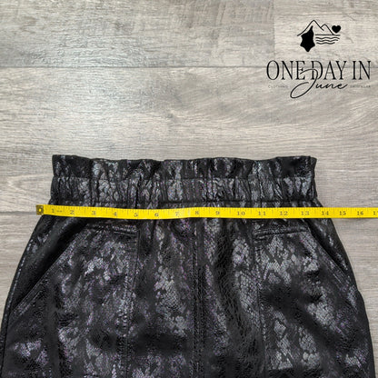 Haute Monde High Waist Snake Skin  Skirt Size M