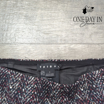 Tribal Pull On Ankle Pants Size S