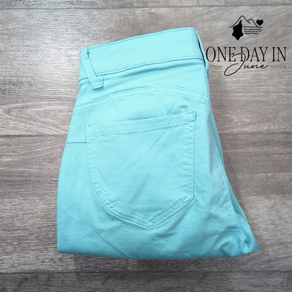 Democracy Petite Ab Solution Cuffed Ankle Skimmer Jeans Size 6P