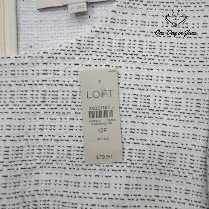 Loft Petite Cap Sleeve Mini Dress Size 12P