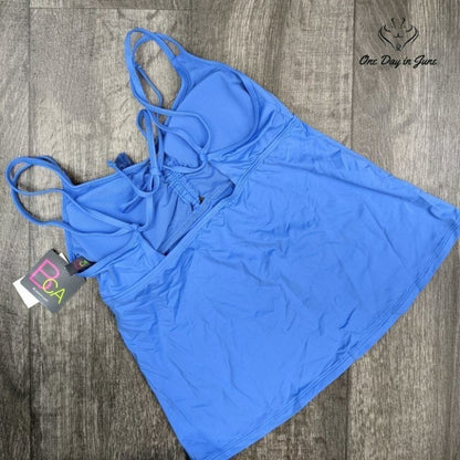 BCA by Rebecca Virtue Virtue Women's Tankini Top Size M