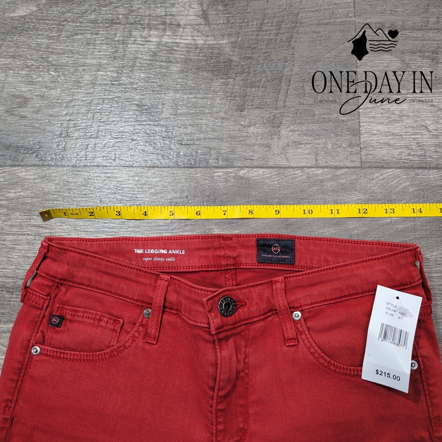 AG Adriano Goldschmied The Legging Ankle Super Skinny Jeans NWT $215 Size 4 (27)