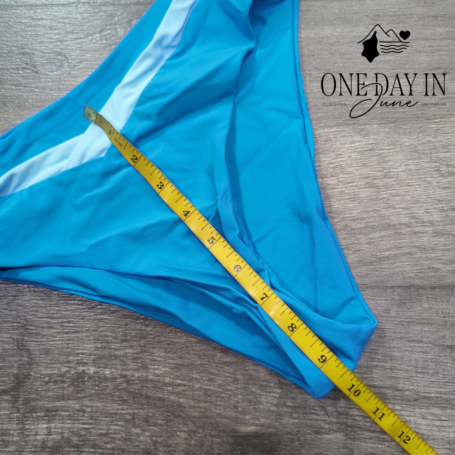 Aleumdr High Cut Triangle Bikini Swimsuit Size S