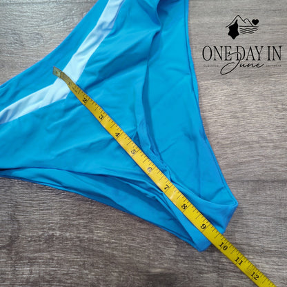 Aleumdr High Cut Triangle Bikini Swimsuit Size S