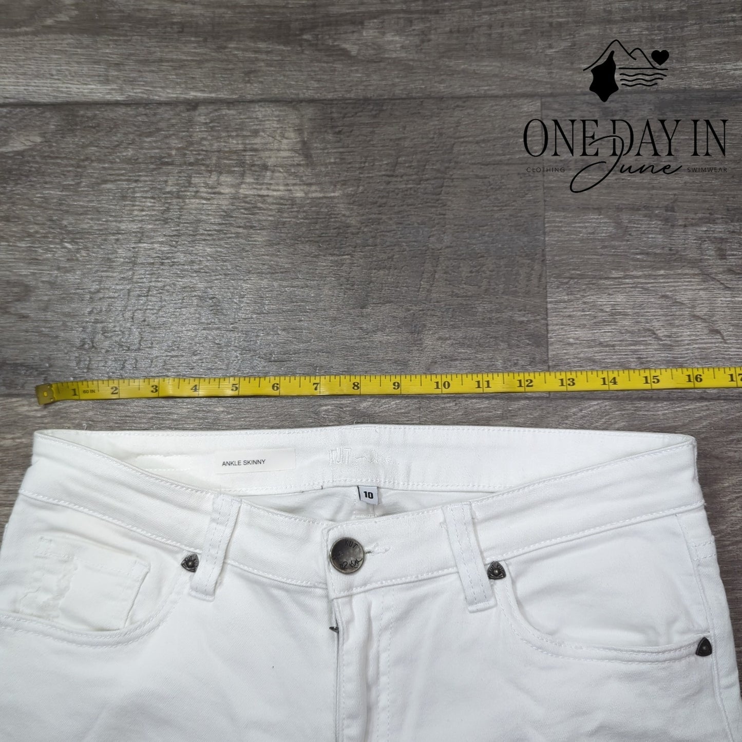 Kut From The Kloth Ankle Skinny Jeans Size 10