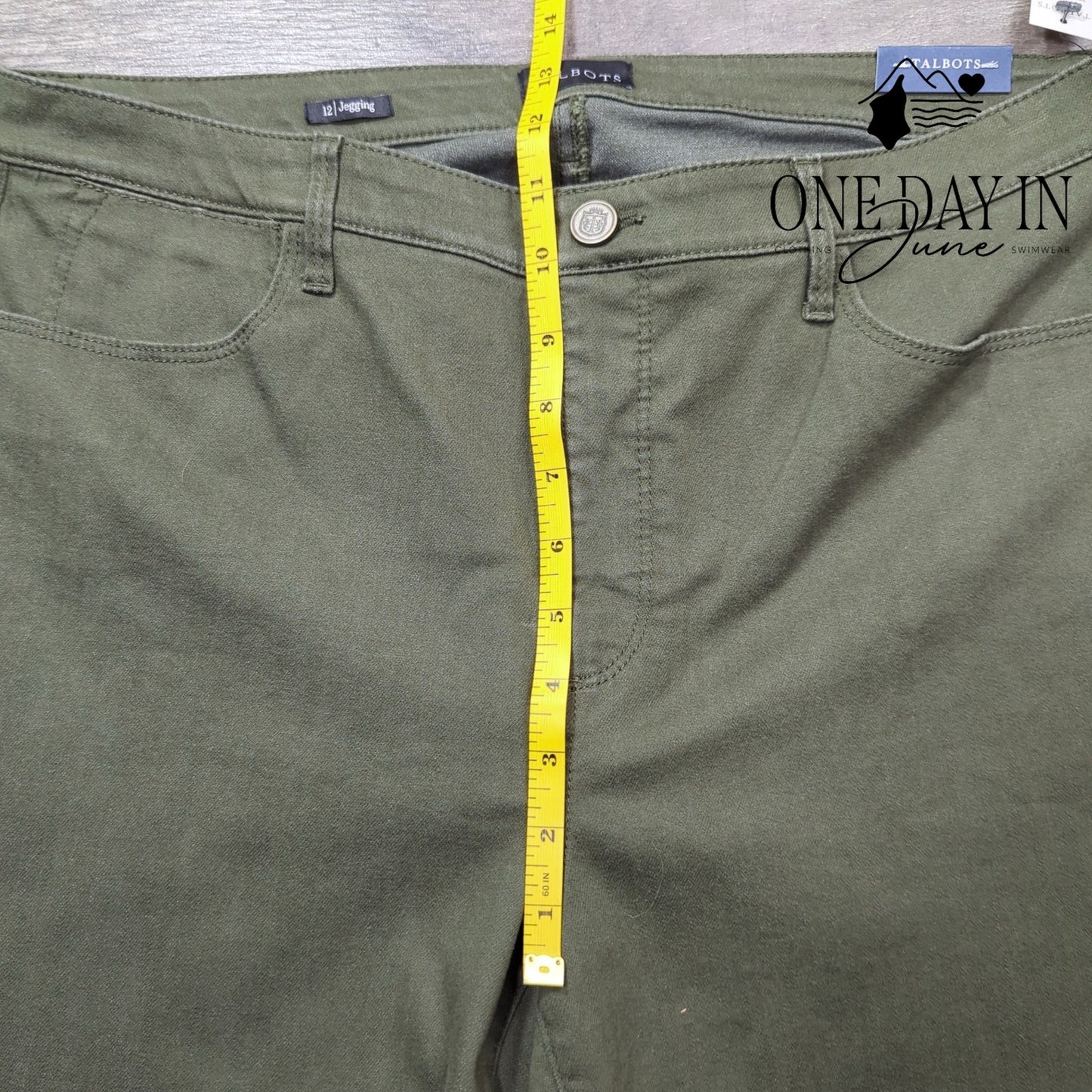 Talbots High Waist Skinny Leg Jegging Jeans Size 12