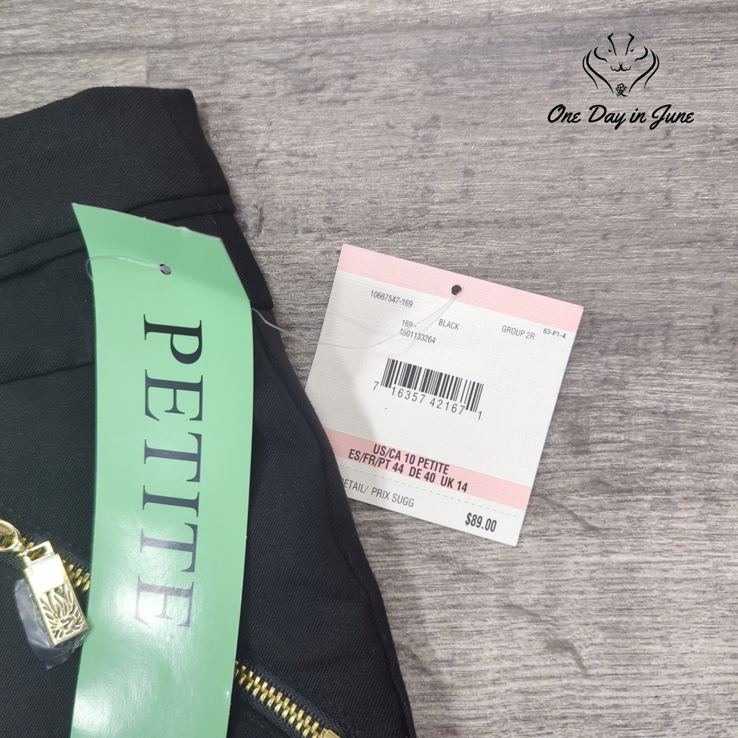 Anne Klein Petite Straight Leg Pants Size 10P