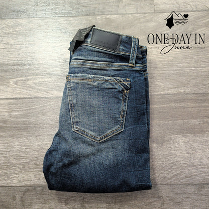 Buckle Black Fit No 53 Skinny Jeans Tacoma Mid Rise Stretch NWT Size 0 (24x30)