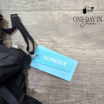 Yonique Twist Front Tankini Swimsuit Size L