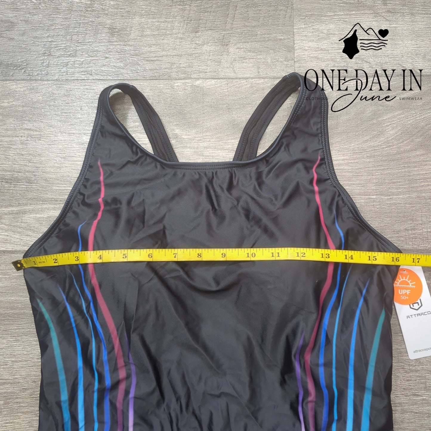 Attraco Boyshort One Piece Swimsuit Size XL