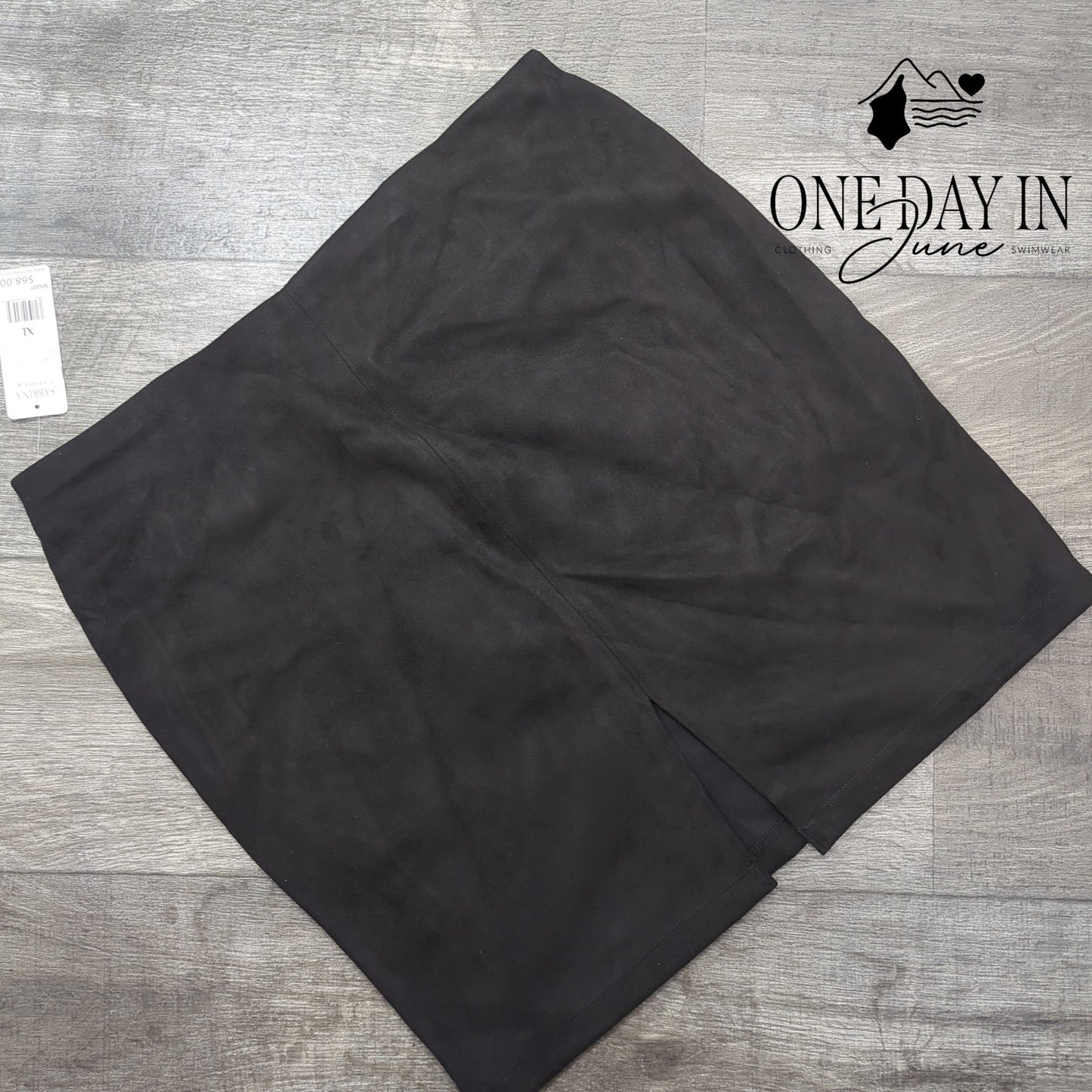 Sabrina Lauren Faux Suede Mini Skirt Size XL