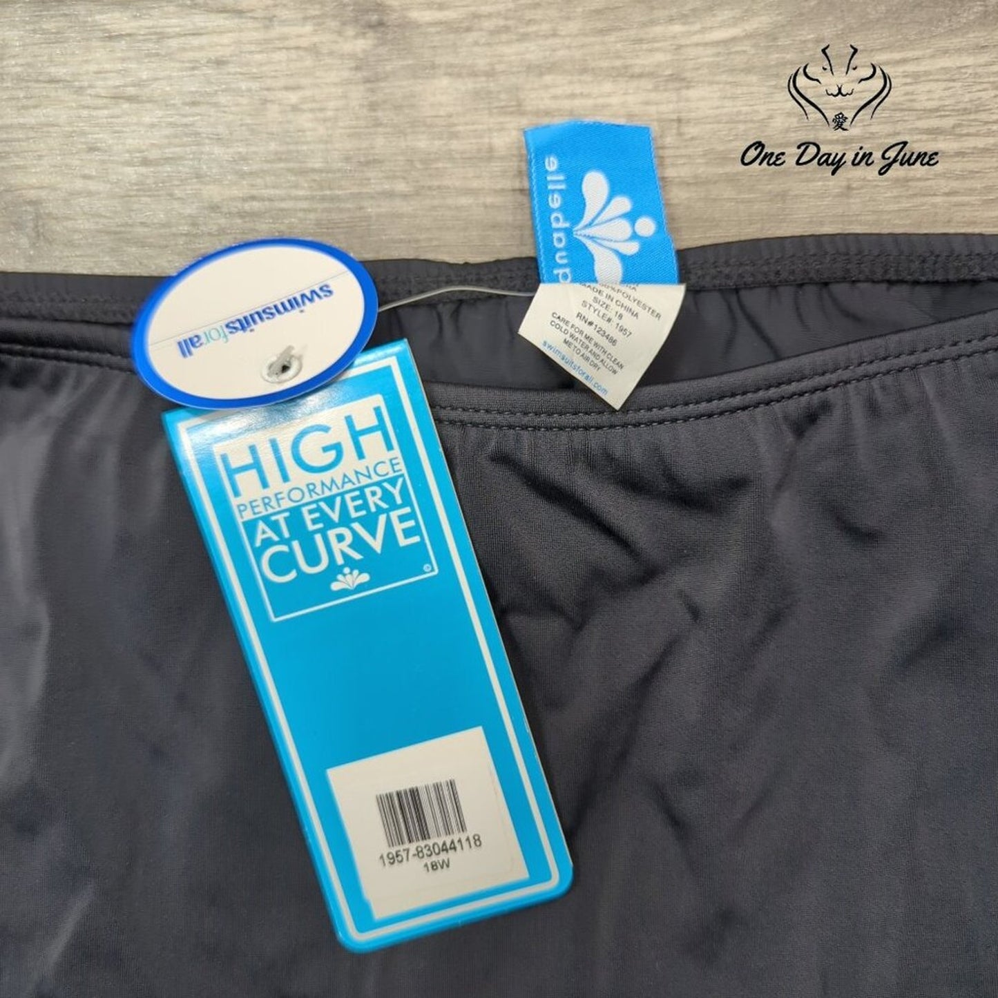 Aquabelle Plus Size Swim Skirt Size 18W