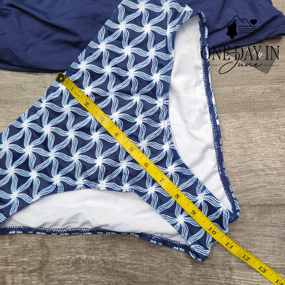 Tempt Me One Shoulder Tankini Swimsuit Size S