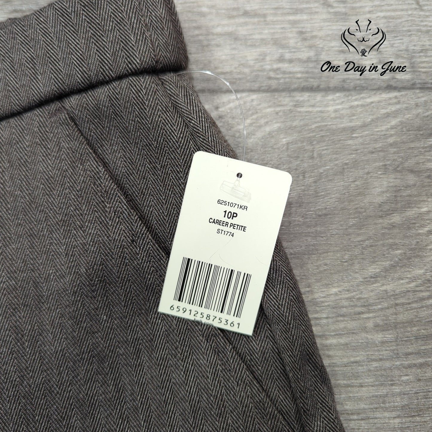 Kim Rogers Petite Pull On Straight Leg Pants Size 10P