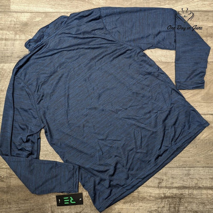 Real Essentials 3 Pack Half Zip Dry Fit Sweatshirt Size L