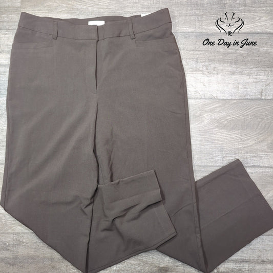 Kim Rogers Career Straight Leg Pants Size 16