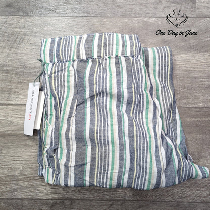 Liz Claiborne Striped Linen Pants Size L