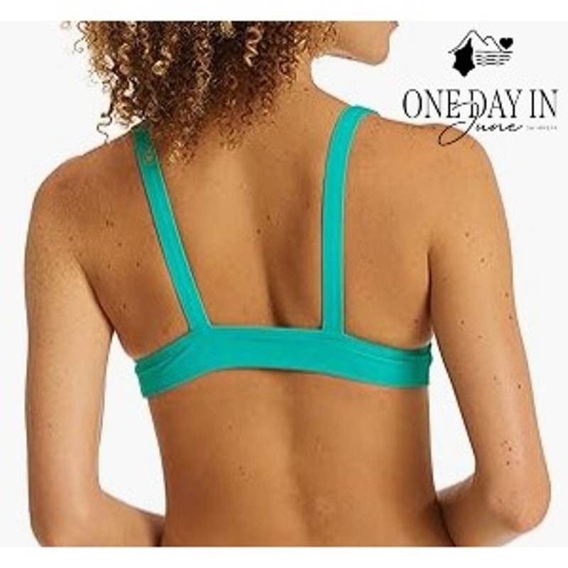 Billabong Classic Solid Banded Triangle Bikini Top Size M