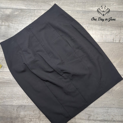 Worthington Pencil Skirt Black Lined Career Work Office NWT Size 16