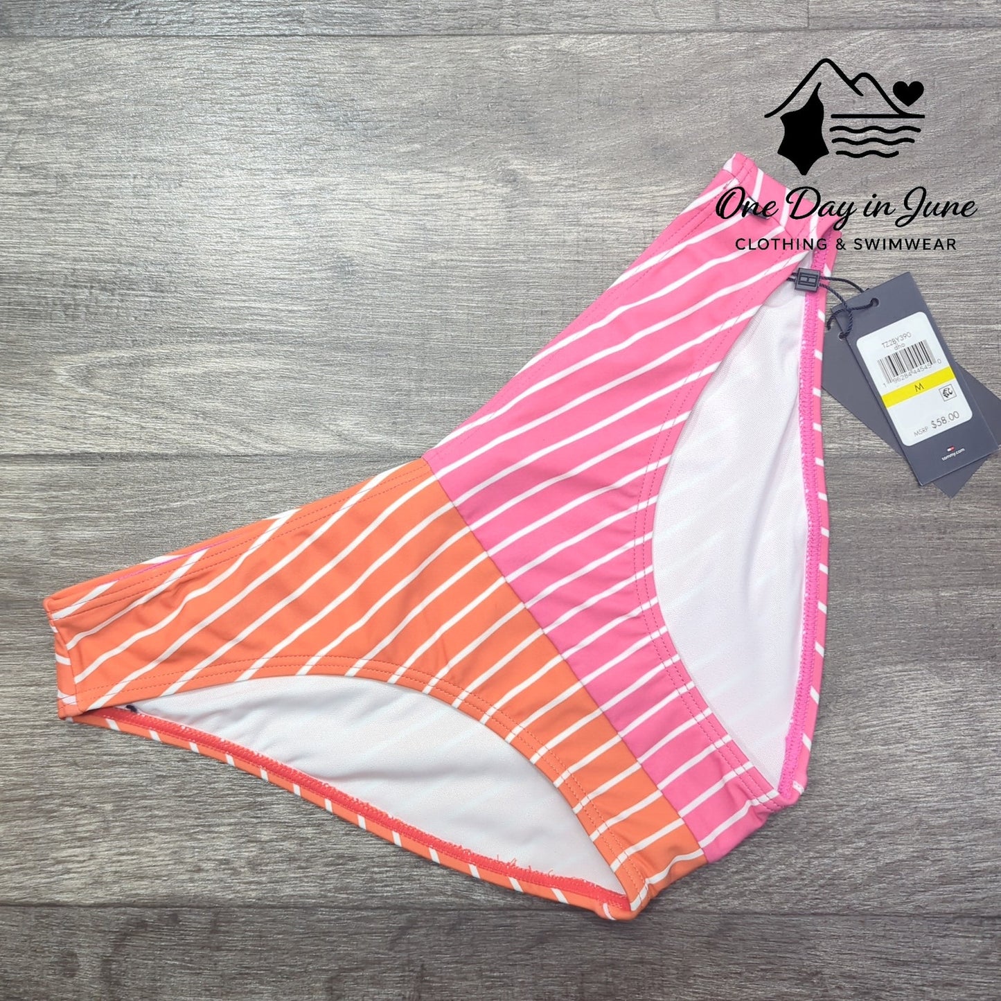 Tommy Hilfiger Moderate Coverage Bikini Bottom Size M