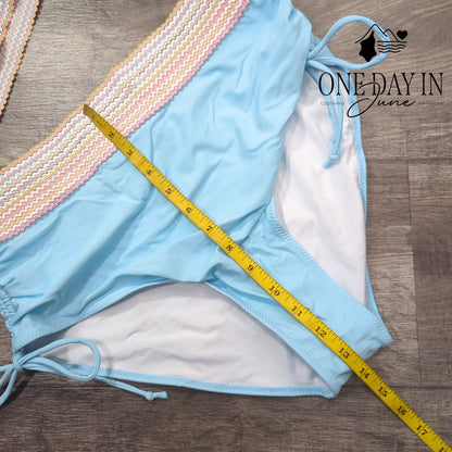 Blooming Jelly High Waist Bikini Swimsuit Size XL