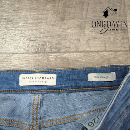 Social Standard Slim Straight Jeans Size 2