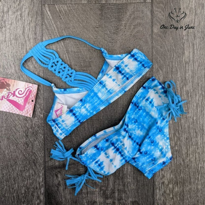 Kanu Surf Willow V-Neck Bikini Swimsuit Size 2T