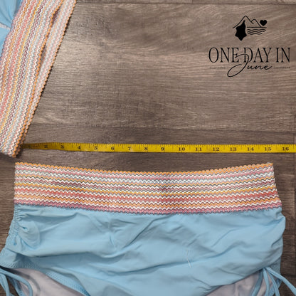 Blooming Jelly High Waist Bikini Swimsuit Size XL