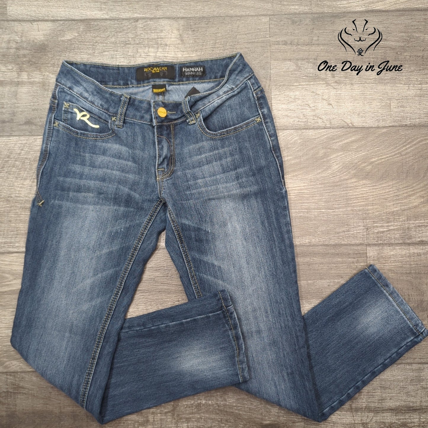 Rocawear Juniors Hannah Skinny Leg Jeans Size 1