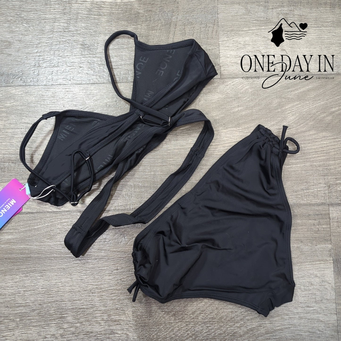 Mienoe Cross Front Bikini Swimsuit Size (150) L