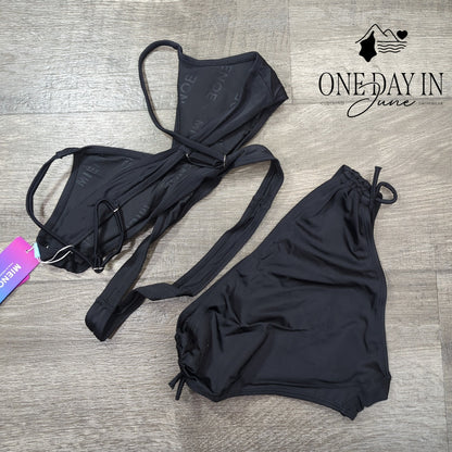 Mienoe Cross Front Bikini Swimsuit Size (150) L