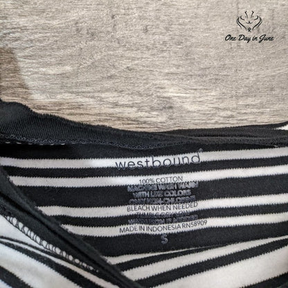Westbound Striped Long Sleeve Top Size S