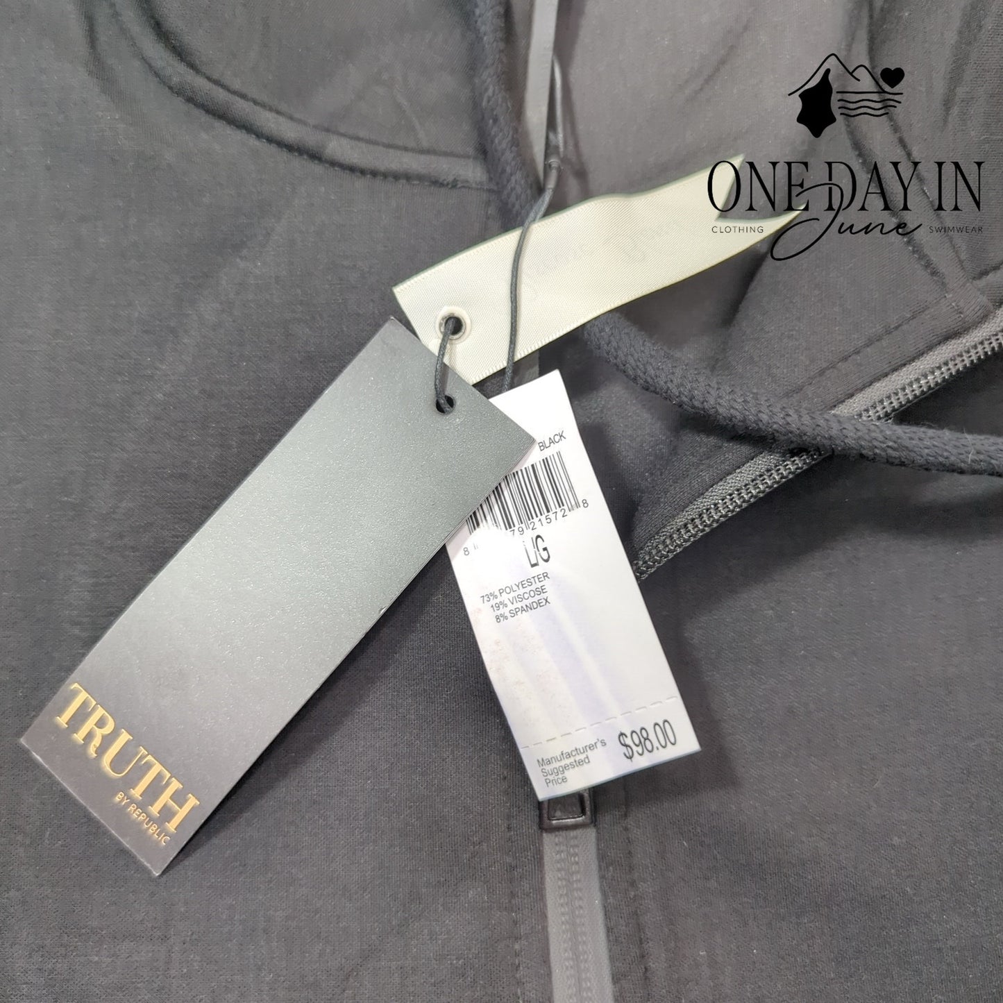 Truth Long Full Zip Sweatshirt Size L