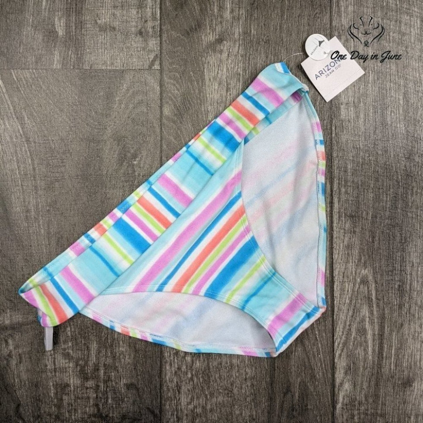 Arizona Jean Co. Juniors Fairy Blue Bikini Bottom Size XL