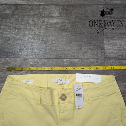 Loft The Slim Crop Jeans Size 2