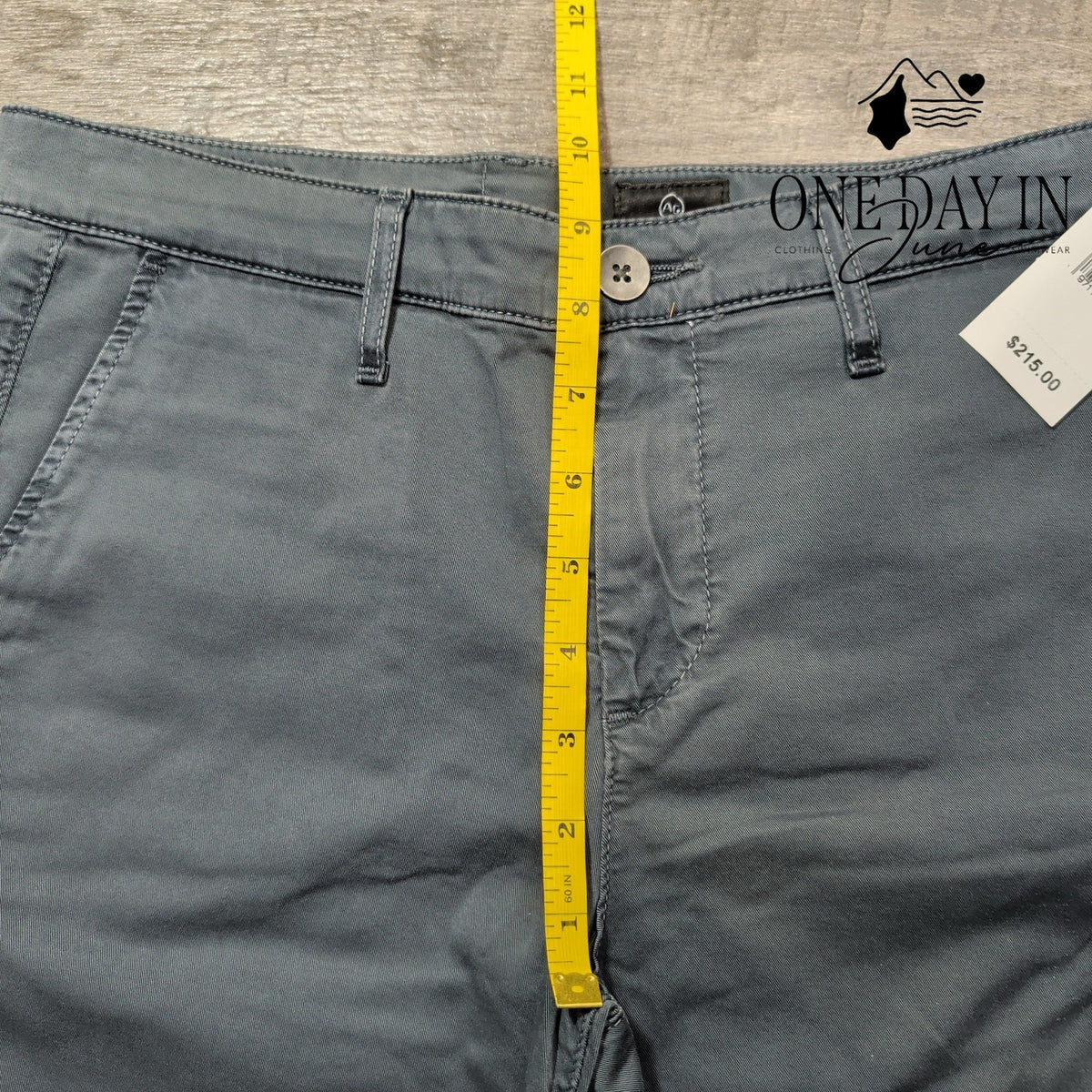 AG Adriano Goldschmied The Caden Tailored Trouser Pants Gray NWT Size 4 (27)