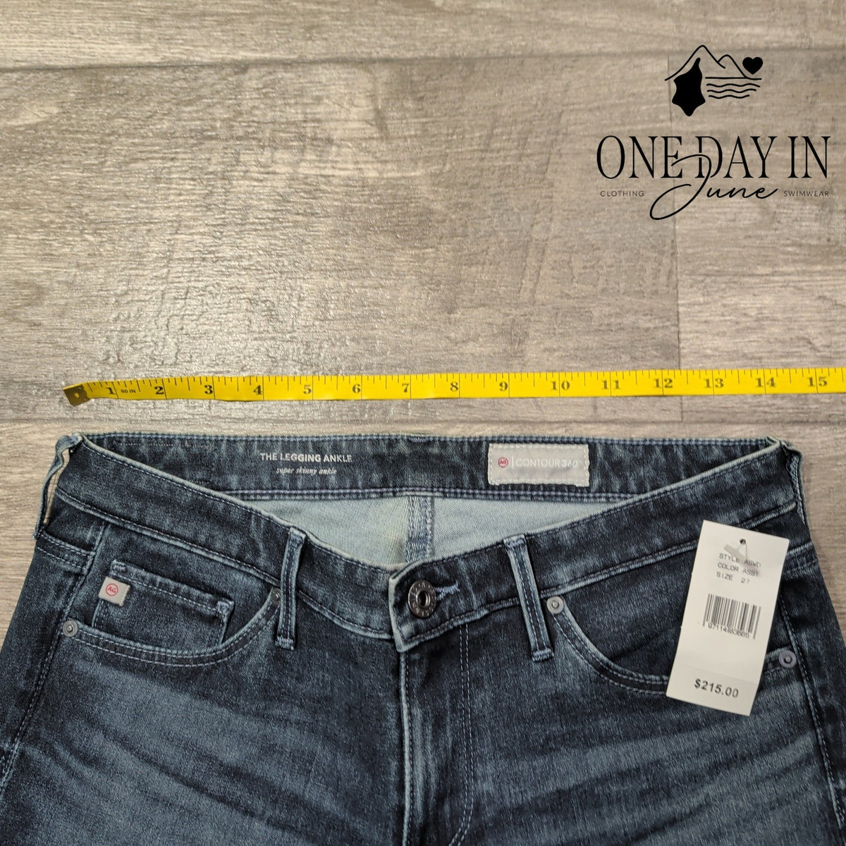 AG Adriano Goldschmied The Legging Ankle Super Skinny Jeans Blue NWT Size 4 (27)