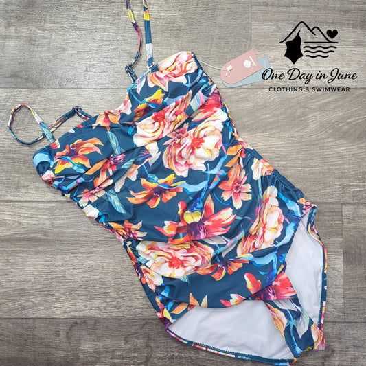 Smismivo Floral Tummy Control One Piece Size M