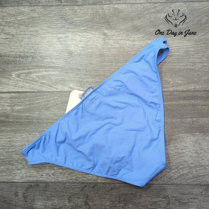 Billabong Sol Searcher Lowrider Bikini Bottom Blue Full Coverage NWT Size XL