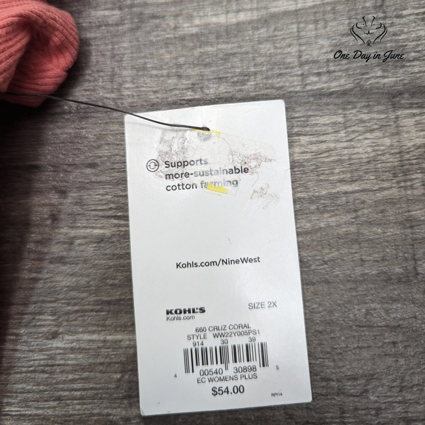 Nine West Short Sleeve Open Back Dress Size 2X