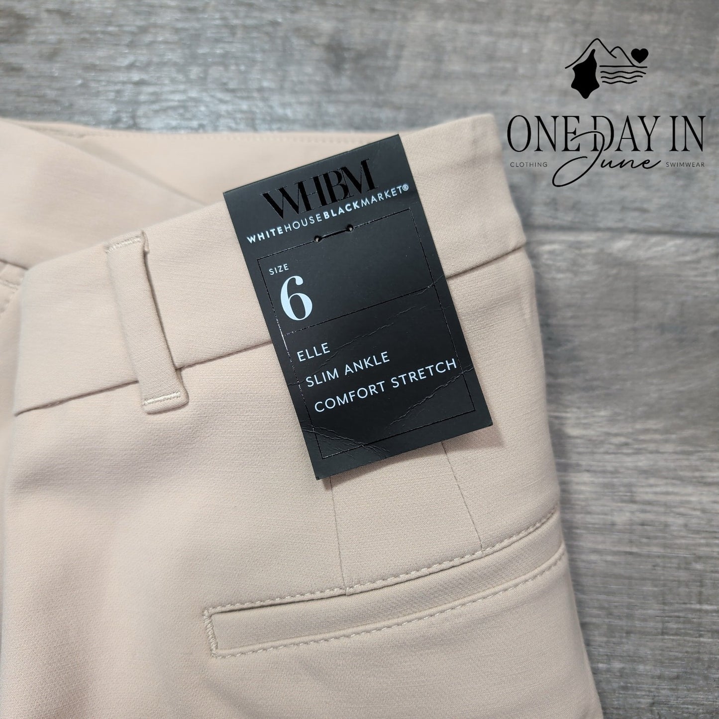 White House Black Market Elle Slim Ankle Pants Size 6