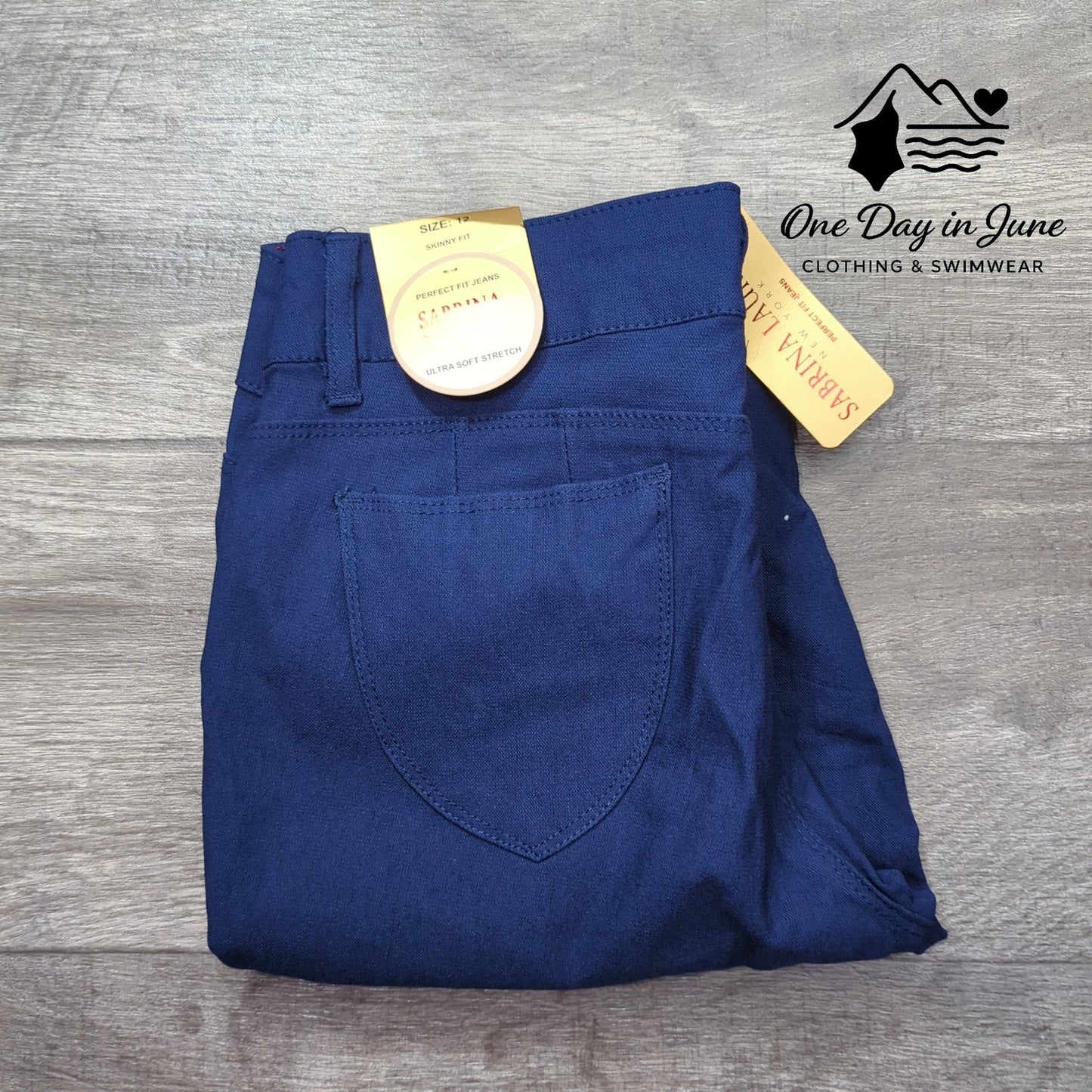 Sabrina Lauren Super Soft Perfect Fit Jeans Size 12