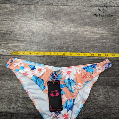 Shekini Floral Bikini Bottom Size M