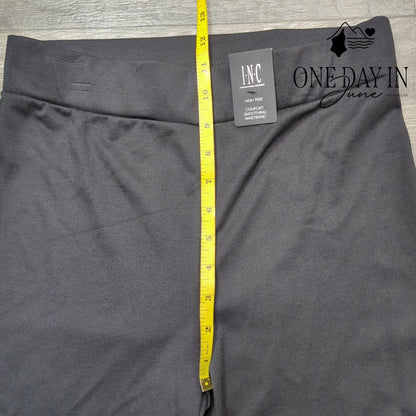 INC International Concepts High Rise Rose Accent Comfort Waist Leggings Size M