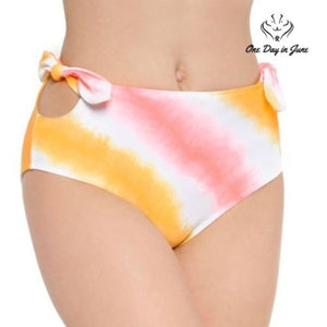 Arizona Jean Co. Juniors Tie Dye Bikini Bottom Size M
