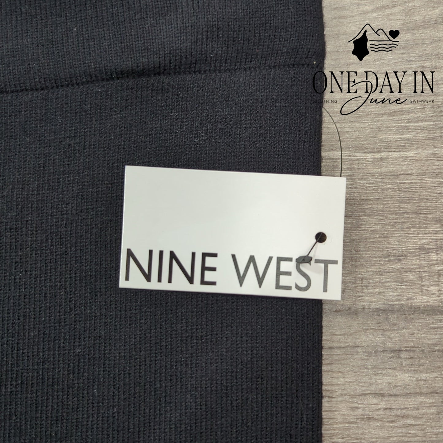 Nine West Pull On Knit Midi Skirt Size M