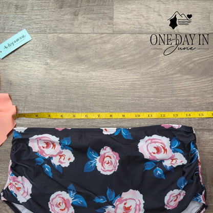 Adisputent High Waist Flounce Bikini Swimsuit Size L